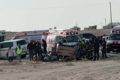 مصرع ثلاثة أشخاص بينهم طفل في حادث مروري بالقرب من شجرة الحياة