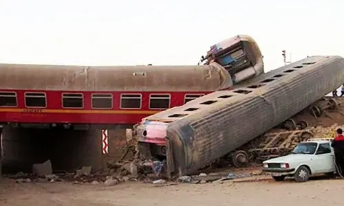 Iran train derails after excavator collision, kills 13