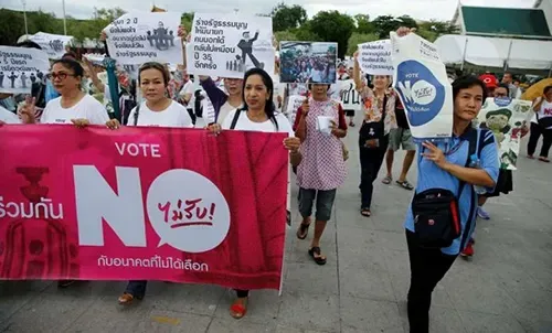 Largest anti-coup rally as Thais mark two years of army takeover