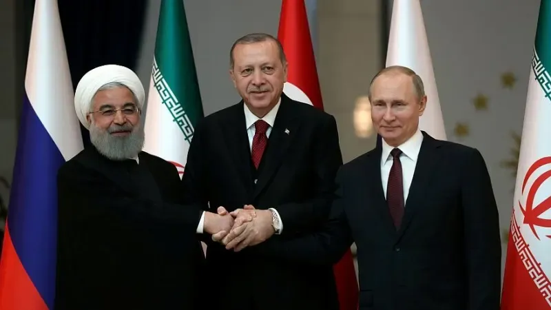 رؤساء روسيا وإيران وتركيا يجتمعون لبحث الأزمة السورية