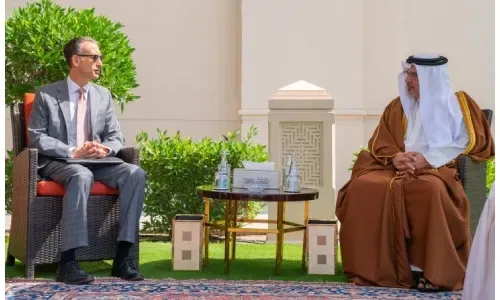سمو ولي العهد رئيس مجلس الوزراء يستقبل السفير الأمريكي الجديد لدى المملكة