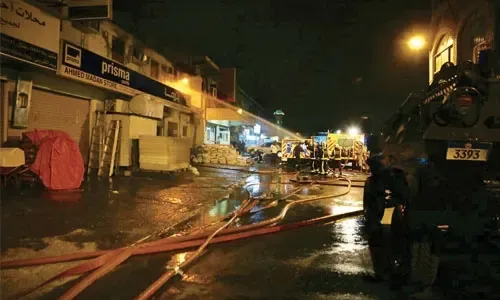 Fire breaks out in labour camp