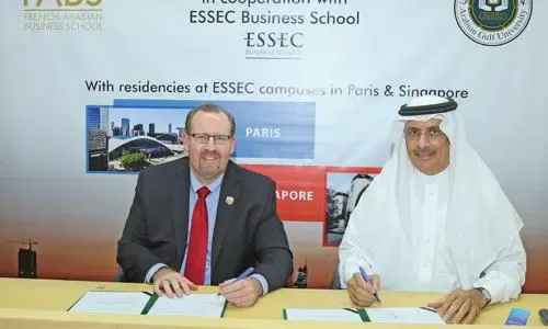 ألبا توقع اتفاقية تدريب ماجستير إدارة الأعمال مع كلية الأعمال الفرنسية العربية