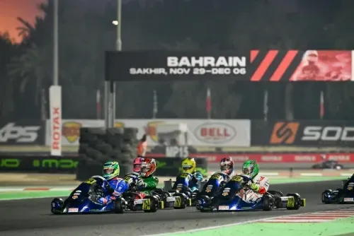 Final dash at Bahrain karting finals