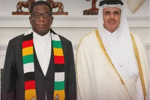 Zimbabwe President Receives Credentials of Qatar Envoy