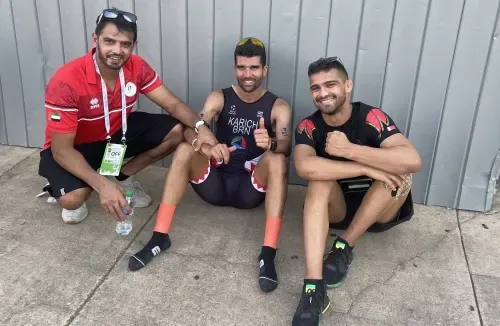 إصابة تمنع البحريني كاريتش من إكمال سباق الدواثلون في دورة الألعاب العالمية
