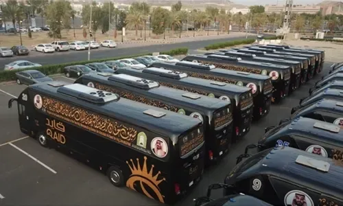أسطول من الحافلات الفاخرة جاهز لاستقبال حجاج بيت الله الحرام